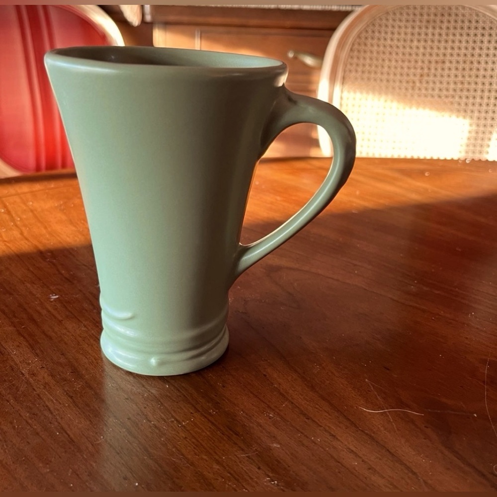 Pfaltzgraff  Winterwood, Large Stein/Latte Mug in Sage Green 5 3/8” Tall